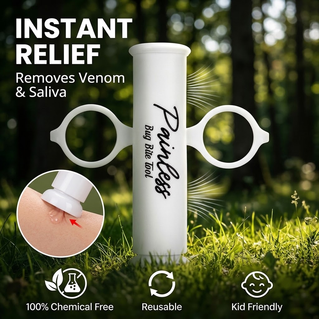 First Aid Kit Camping - Insect Bug Bite Suction Pump Venom