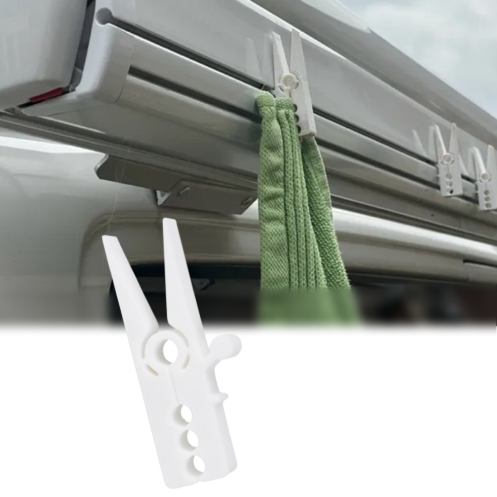 Outdoor Camping Awning - 2PCS Camper Van Awning Sunshade Clips