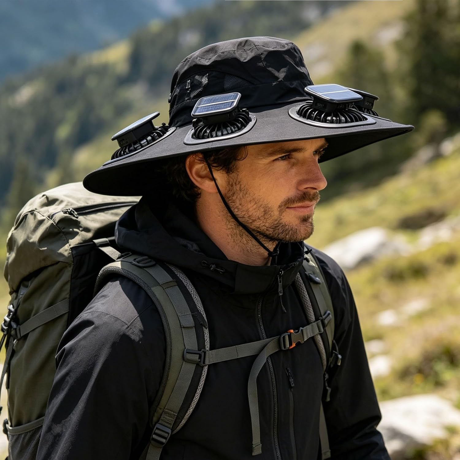 2026 Hot Summer 6 Fans Visor C - огляд і ціна Outdoor Camping Fans