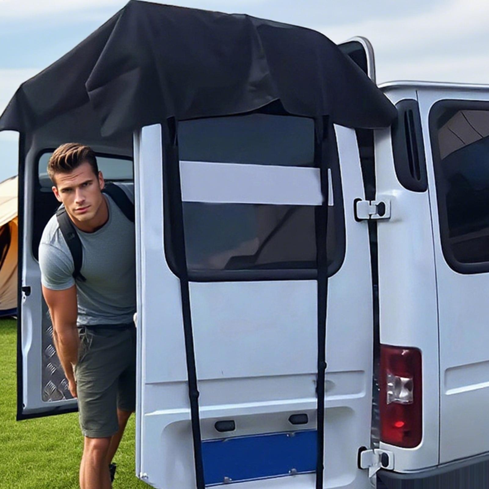 Rear Door RV Cover Windproof A - огляд і ціна Outdoor Camping Awning