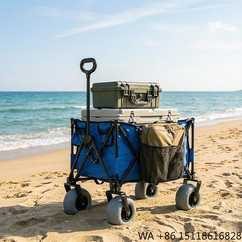 Foldable Metal Beach Wagon Qui - огляд і ціна Camp Table Folding