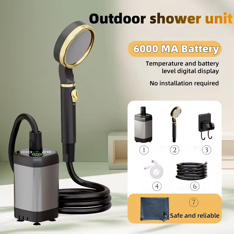 Portable Outdoor Electric Show - огляд і ціна Outdoor Camping Showers