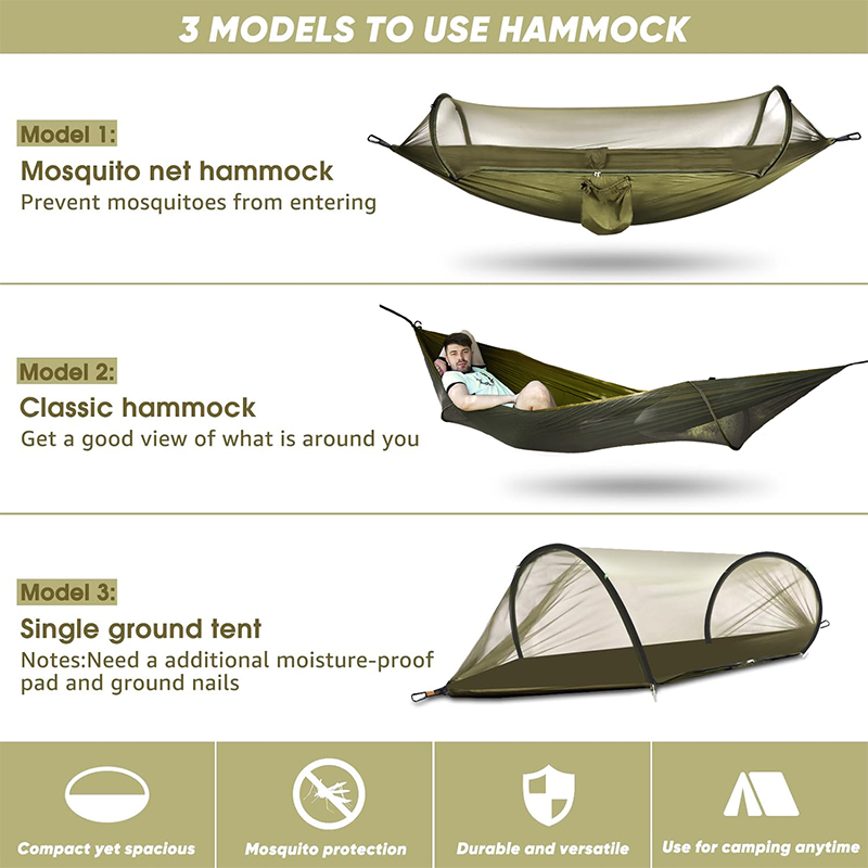 Outdoor Camping Hammock with M - огляд і ціна Outdoor Camping Mosquito Net