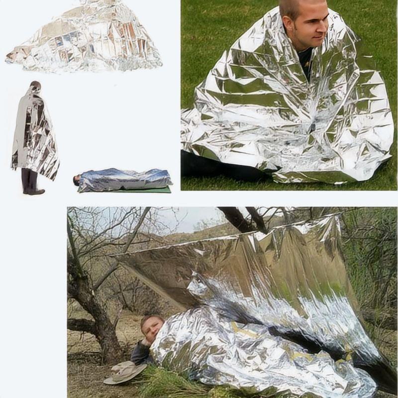 4 pcs Emergency Blanket Outdoo - огляд і ціна First Aid Kit Camping