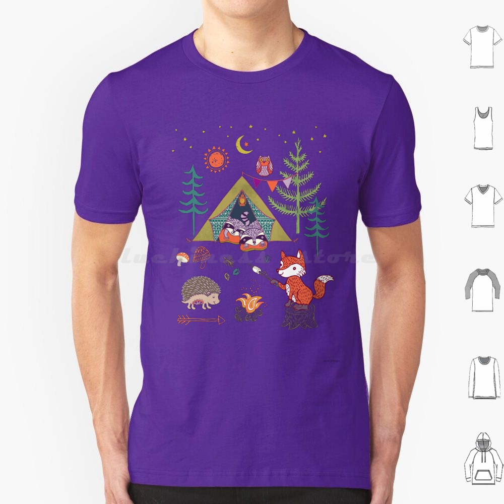 Woodland Animals Campout T Shi - огляд і ціна Outdoor Camping For Kids