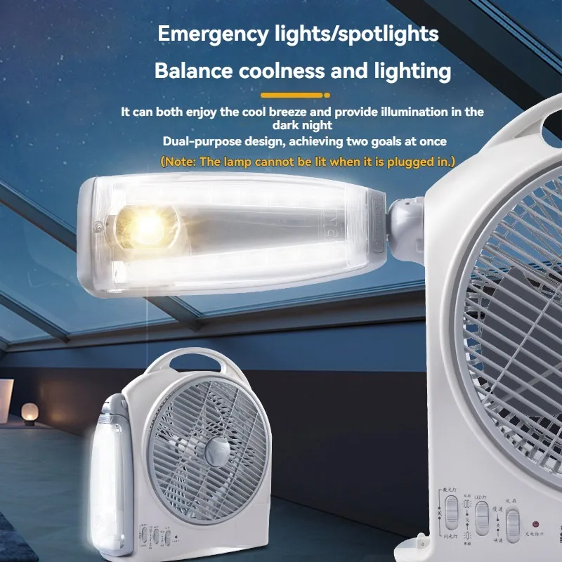 Portable 10inch Energy Saving  - огляд і ціна Outdoor Camping Fans