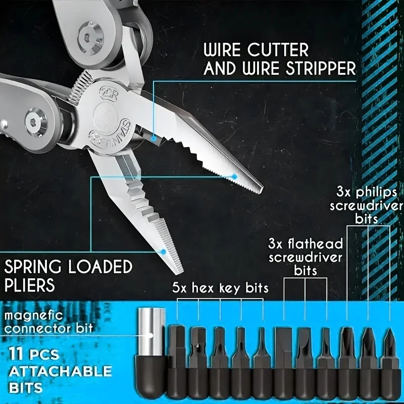 24in1 Multitool All In One Mul - огляд і ціна Camping Knife Multi-Tool