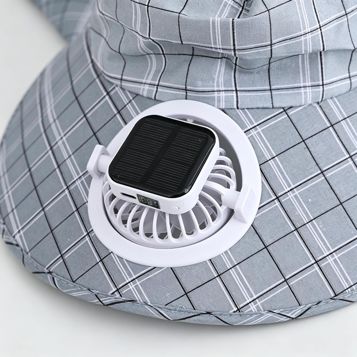 1PC Solar Power Neck Guard Fan - огляд і ціна Outdoor Camping Fans