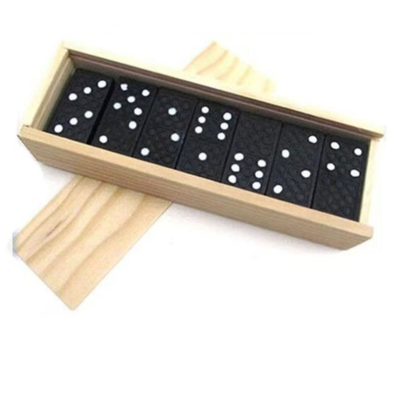 28pcs/Set Wooden Domino Board  - огляд і ціна Outdoor Camping For Kids