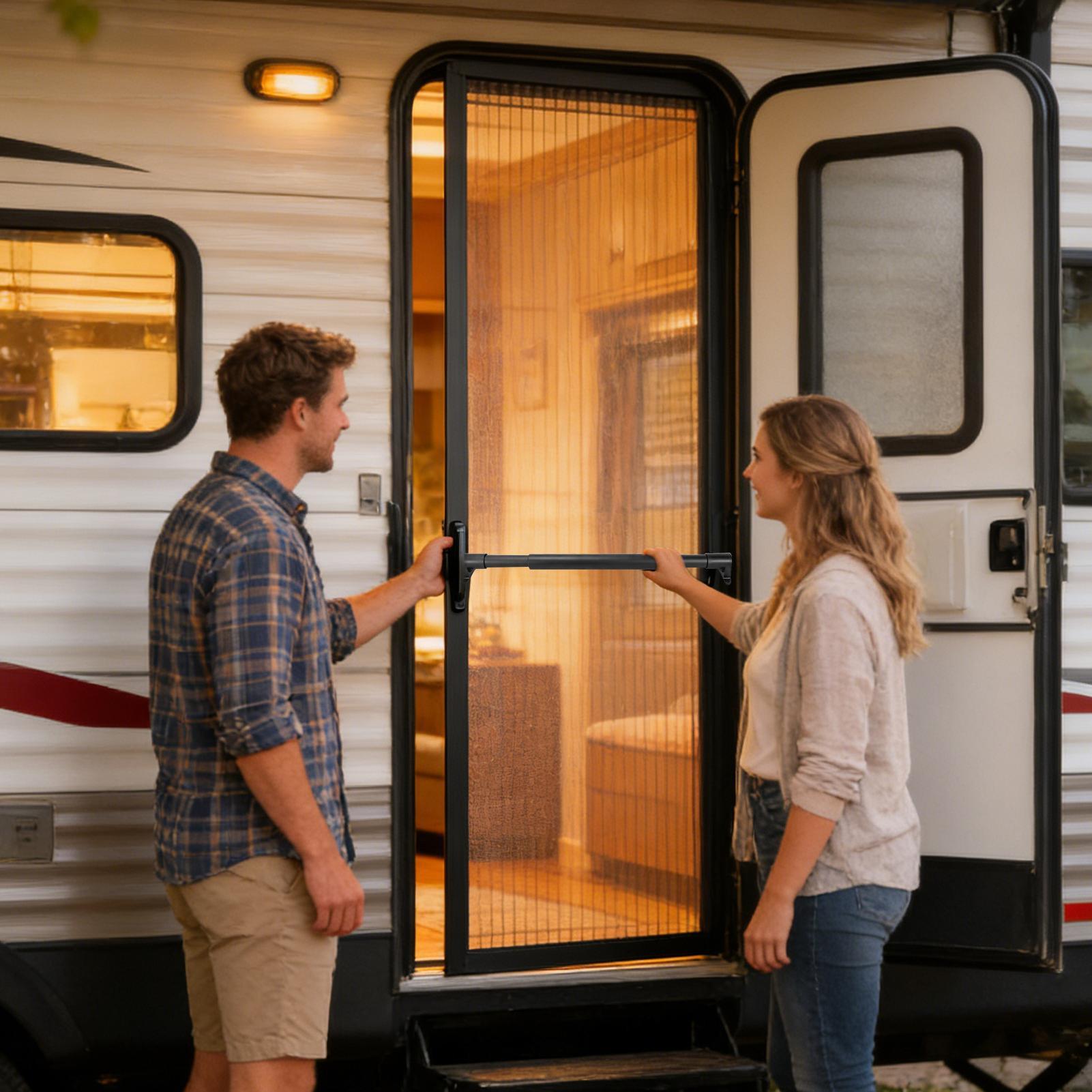 RV Screen Door Bar Adjustable  - огляд і ціна Outdoor Camping Rental