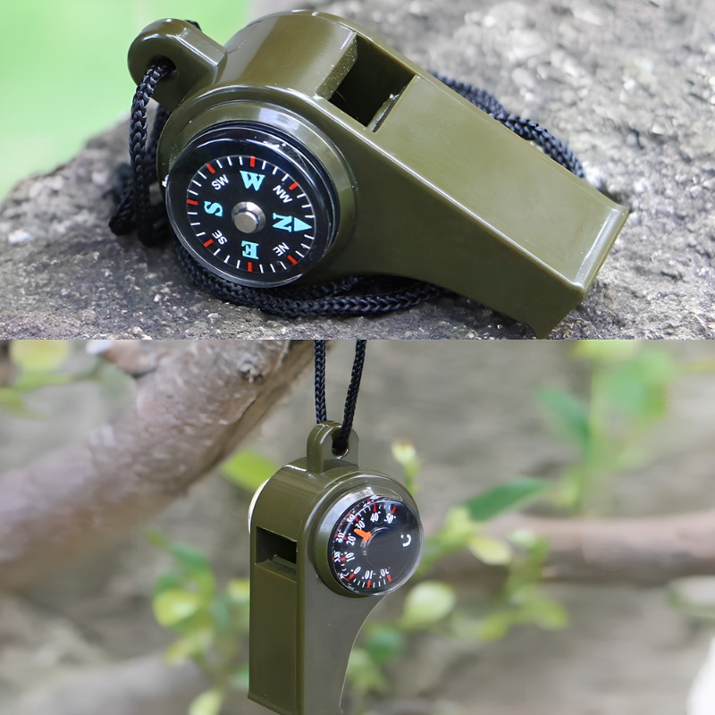 Three in One Survival Whistle  - огляд і ціна First Aid Kit Camping