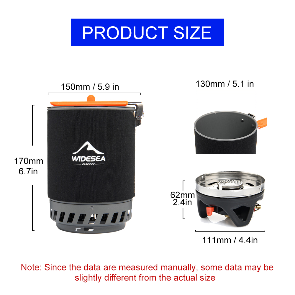 Widesea Camping Cooking System - огляд і ціна Camp Cooking Set