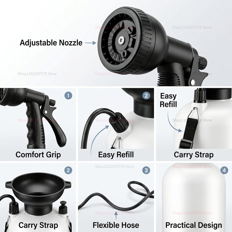 5L Portable Camping Shower Man - огляд і ціна Outdoor Camping Heater