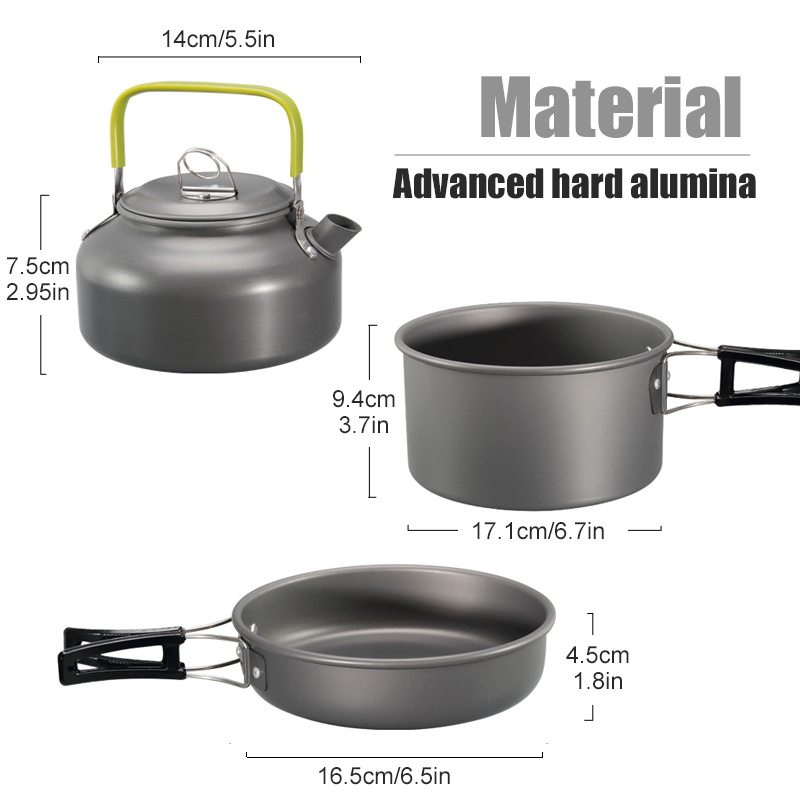 WESTTUNE Camping Cookware Kit  - огляд і ціна Camp Cooking Set