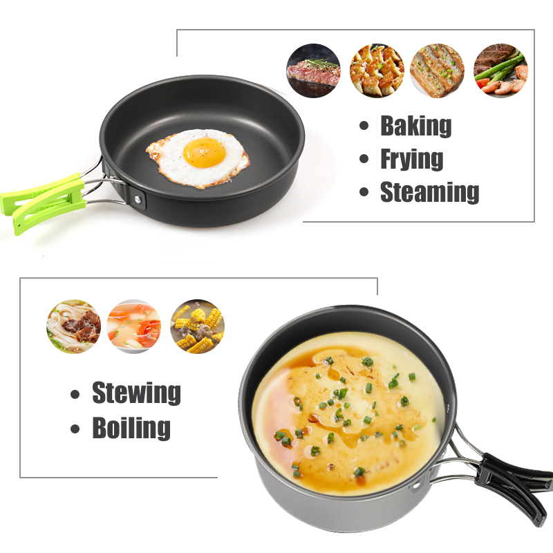 WESTTUNE Camping Cookware Kit  - огляд і ціна Camp Cooking Set