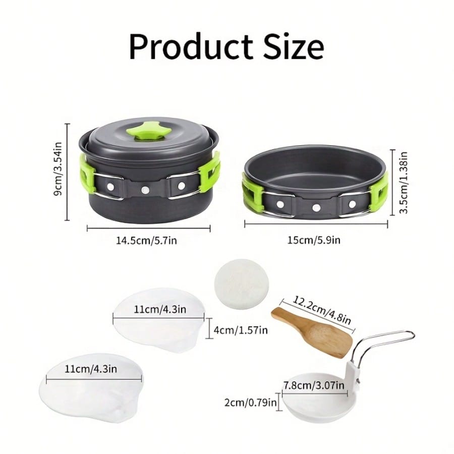 Camping Cooking Set: Portable  - огляд і ціна Camp Cooking Set