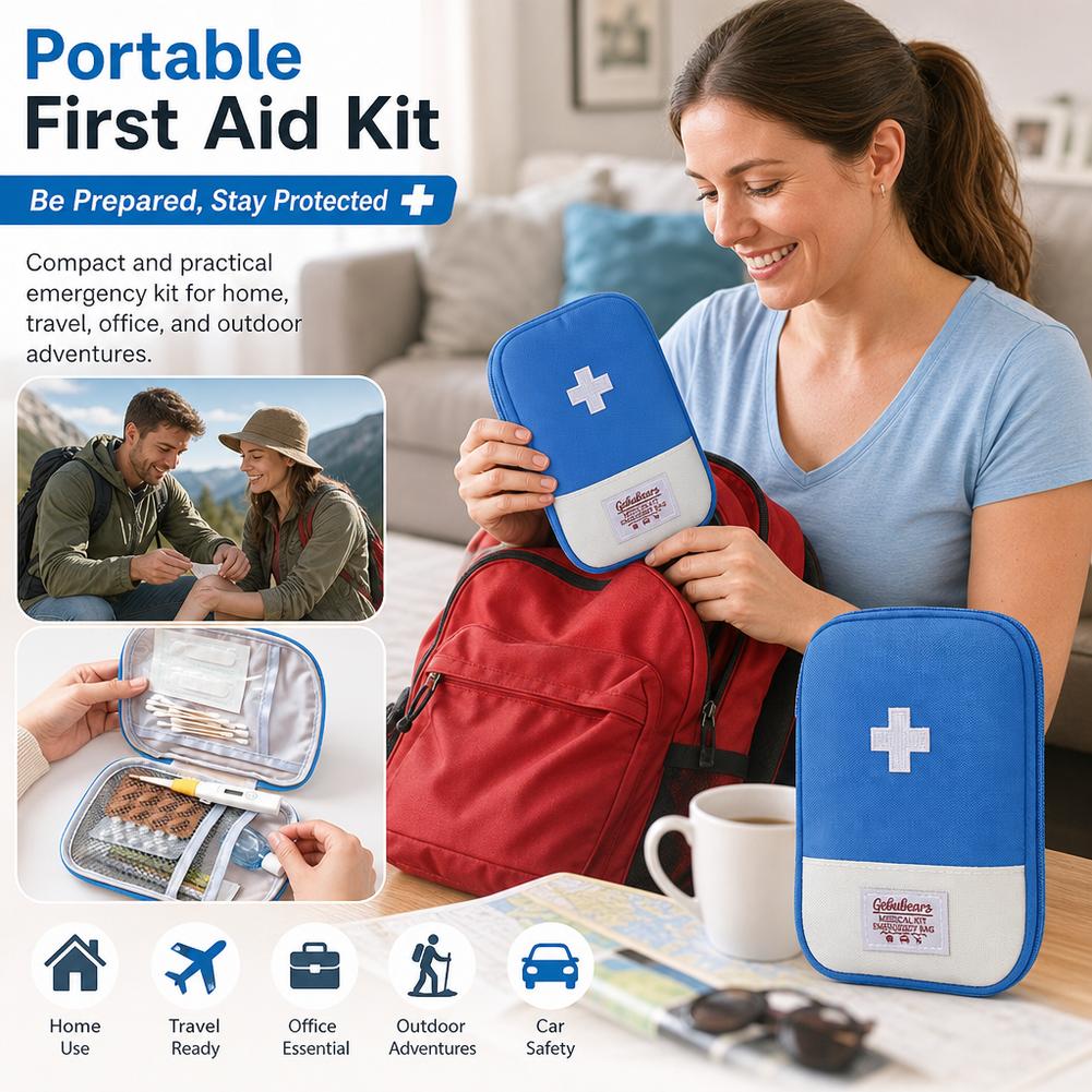 Large Capacity Portable First  - огляд і ціна First Aid Kit Camping