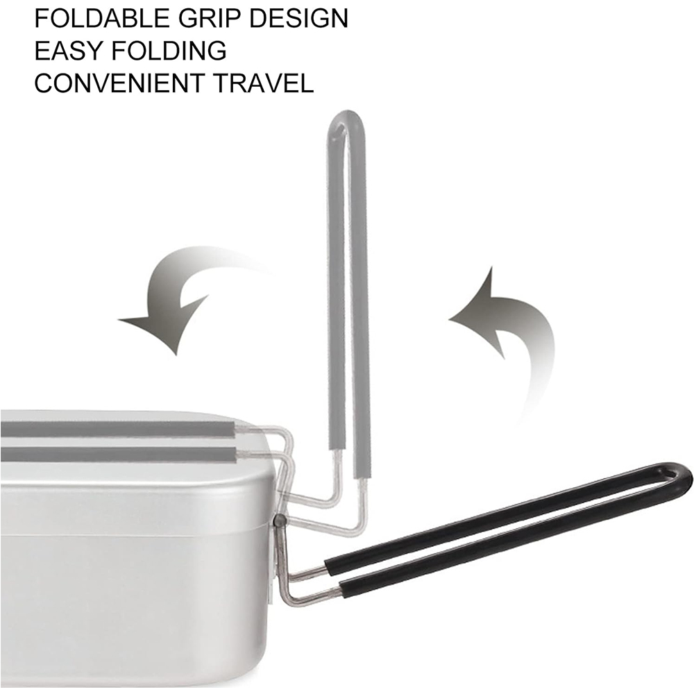 800ML Aluminum Lunch Boxes Out - огляд і ціна Camp Cooking Set