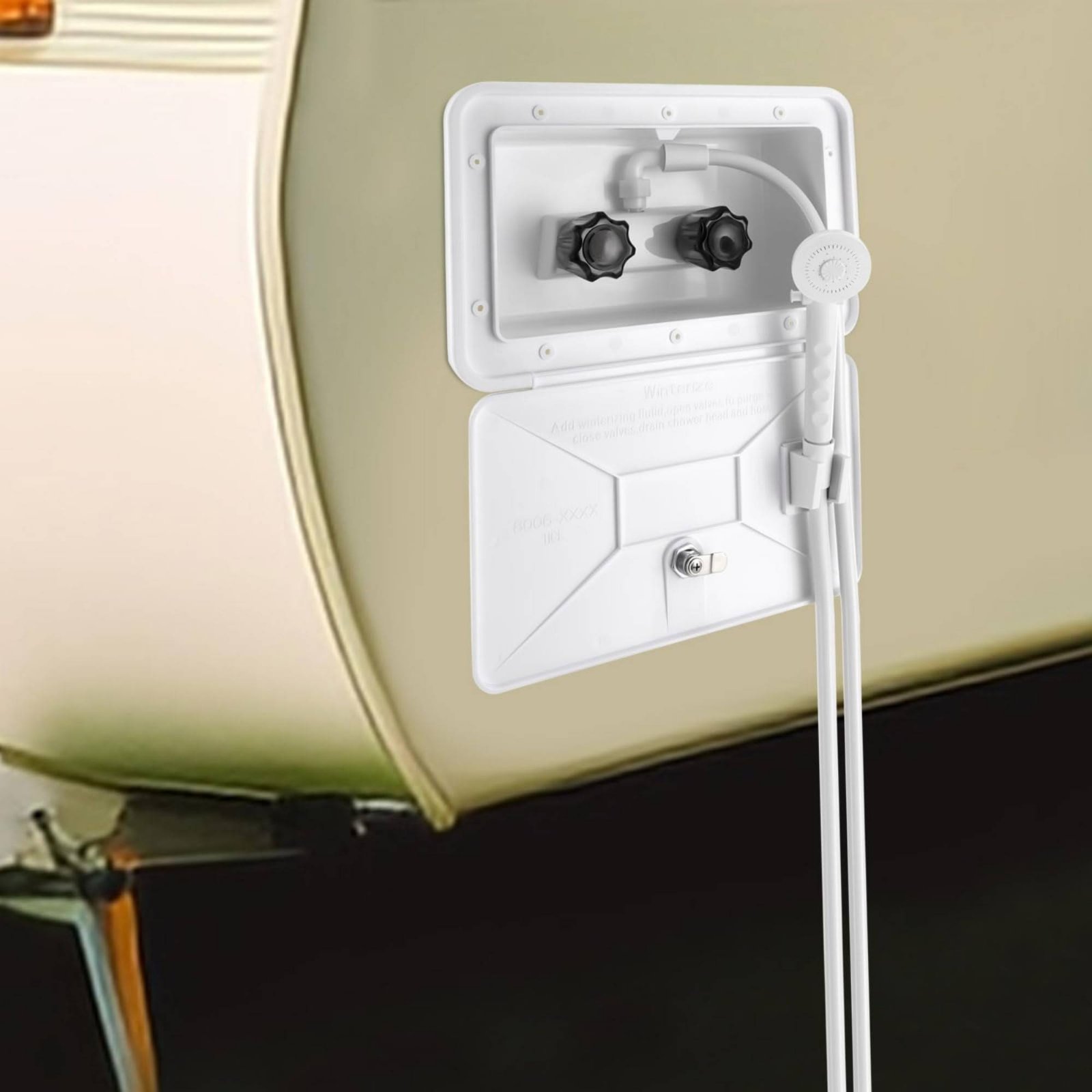RV Exterior Shower Box Compact - огляд і ціна Outdoor Camping Gear