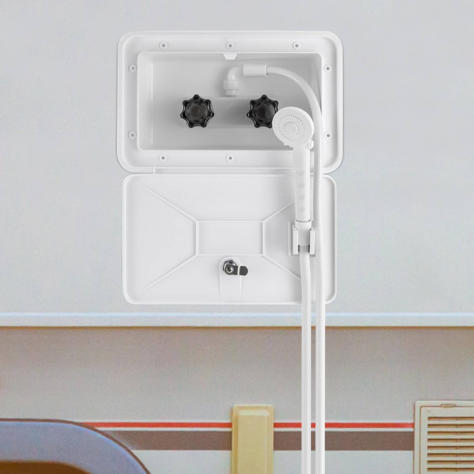 RV Exterior Shower Box Compact - огляд і ціна Outdoor Camping Gear