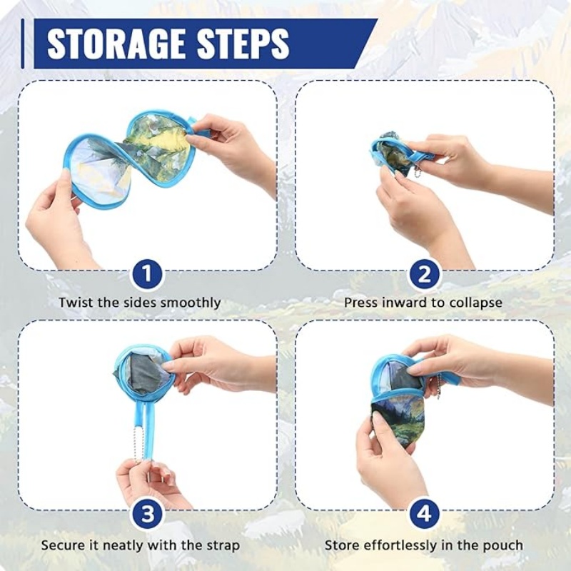 1/2/3/4pcs Summer Handheld Fol - огляд і ціна Outdoor Camping Fans