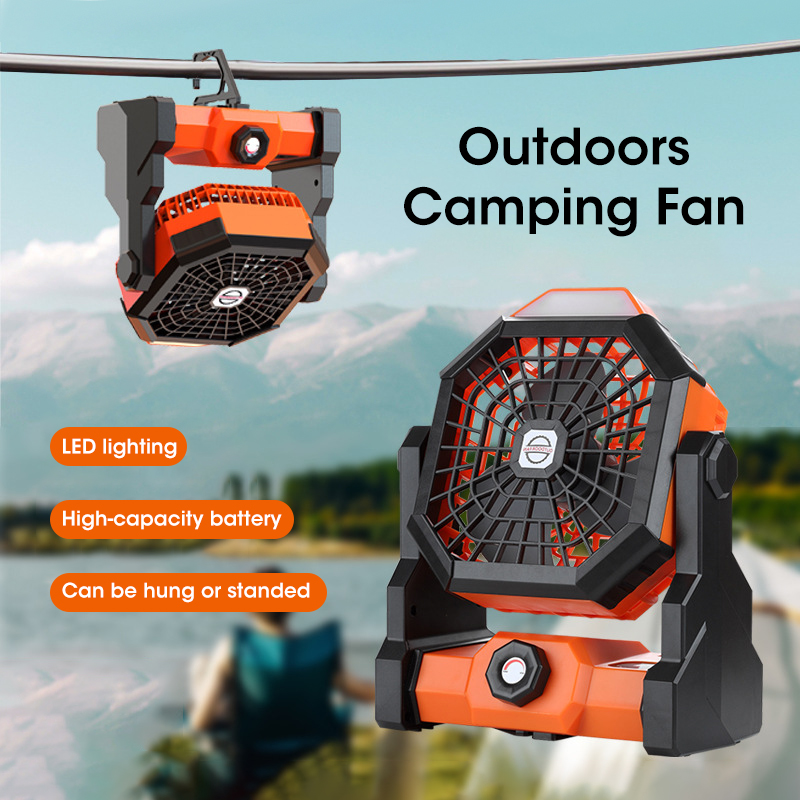 10000mAh Camping Fan with LED  - огляд і ціна Outdoor Camping Fans
