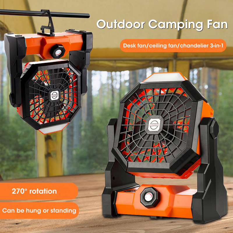 10000mAh Camping Fan with LED  - огляд і ціна Outdoor Camping Fans