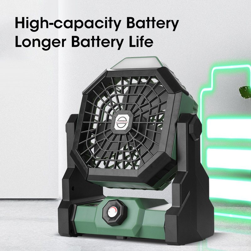 10000mAh Camping Fan with LED  - огляд і ціна Outdoor Camping Fans