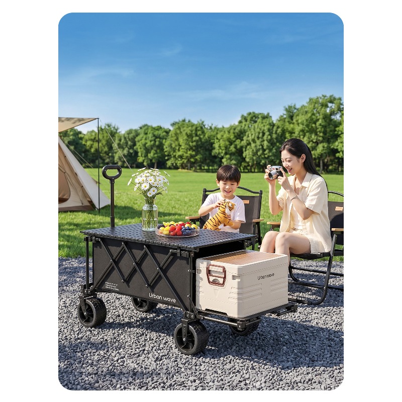 Folding Camping Wagon Cart Out - огляд і ціна Outdoor Camping For Kids