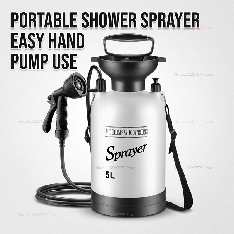 Portable Camping Shower 5L Man - огляд і ціна Outdoor Camping Showers