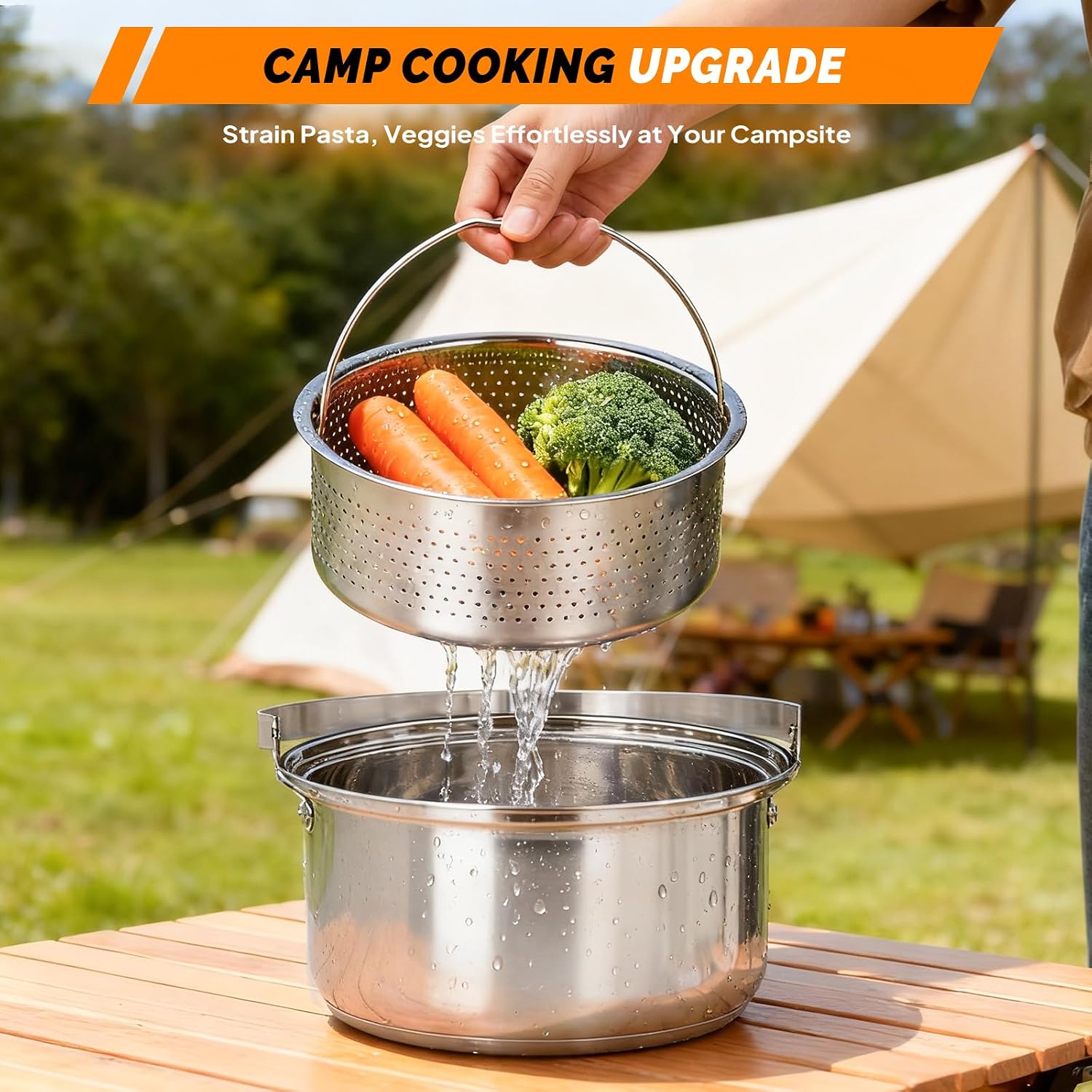 6pcs Cookware Set, 304 Stainle - огляд і ціна Camp Cooking Set