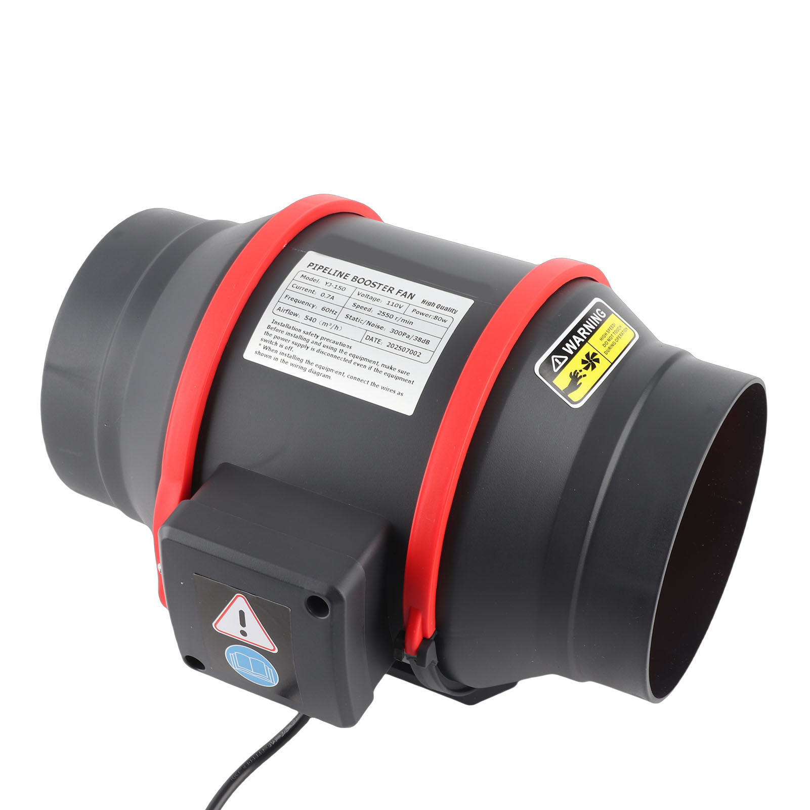 Vent Booster Fan Inline Duct F - огляд і ціна Outdoor Camping Fans