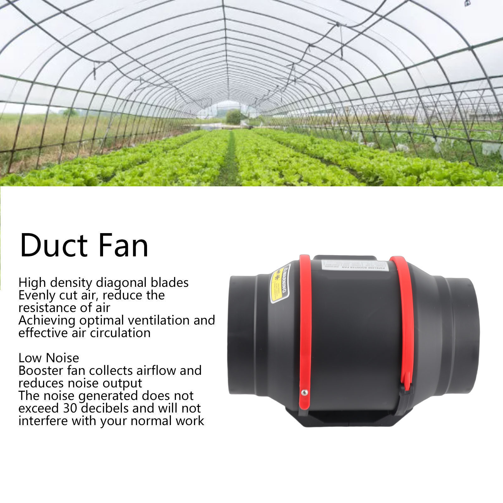 Vent Booster Fan Inline Duct F - огляд і ціна Outdoor Camping Fans
