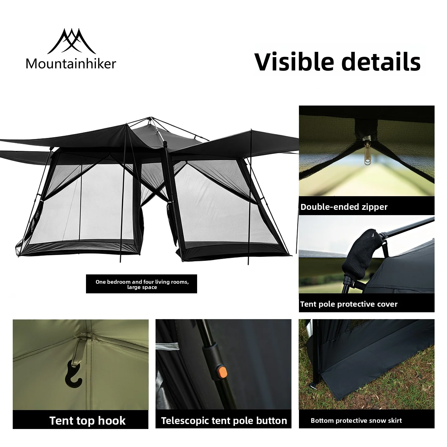 Upgraded 8-16Person Folding Ca - огляд і ціна Outdoor Camping Automatic Quick Opening Tent