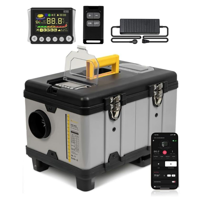 All In One 12V/24V 5KW Outdoor - огляд і ціна Outdoor Camping Heater