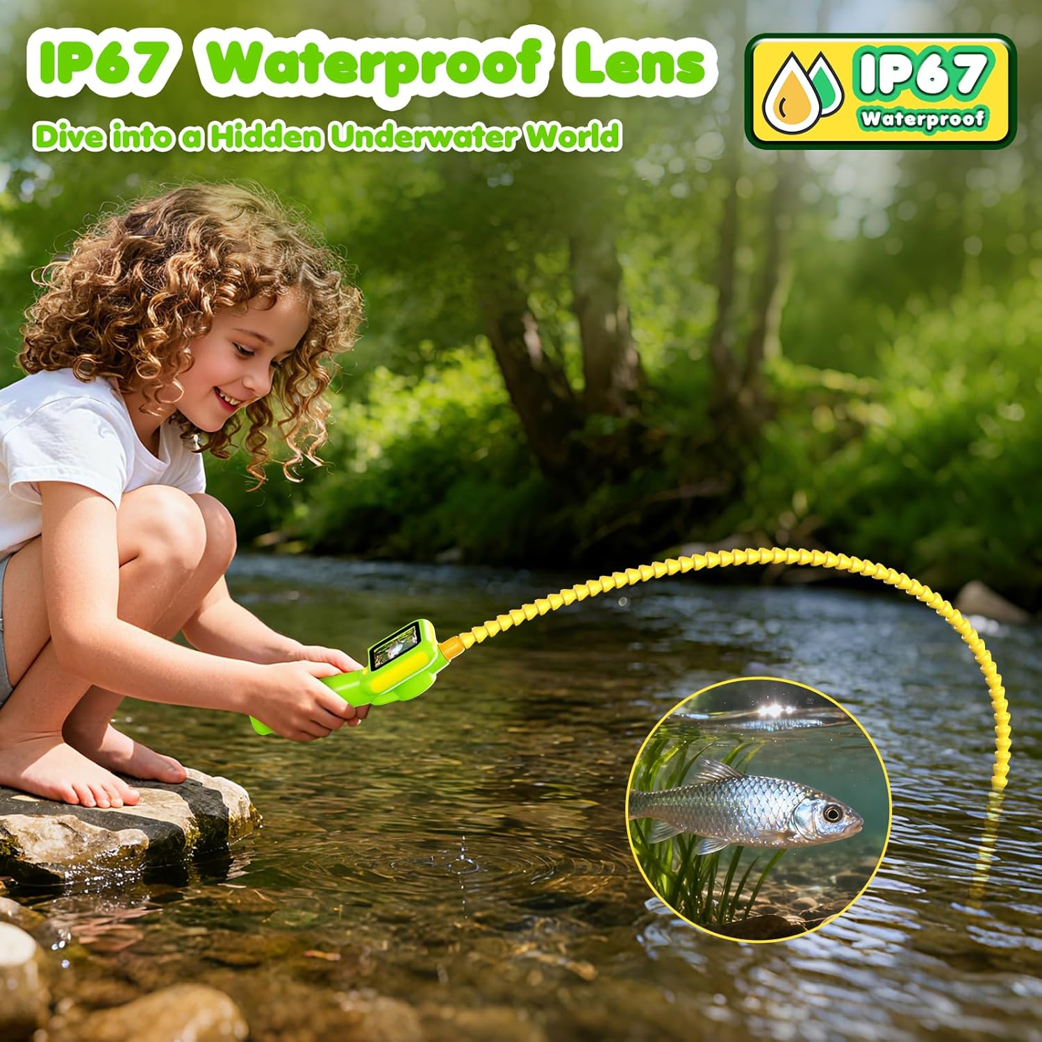 Endoscope for Kids, Borescope  - огляд і ціна Outdoor Camping For Kids