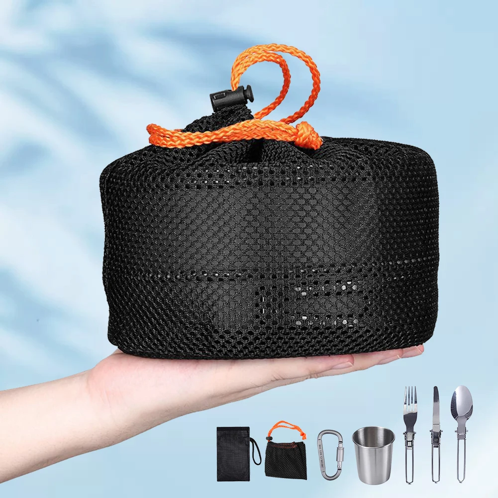 Camping Cookware Kit Kettle Po - огляд і ціна Camp Cooking Set