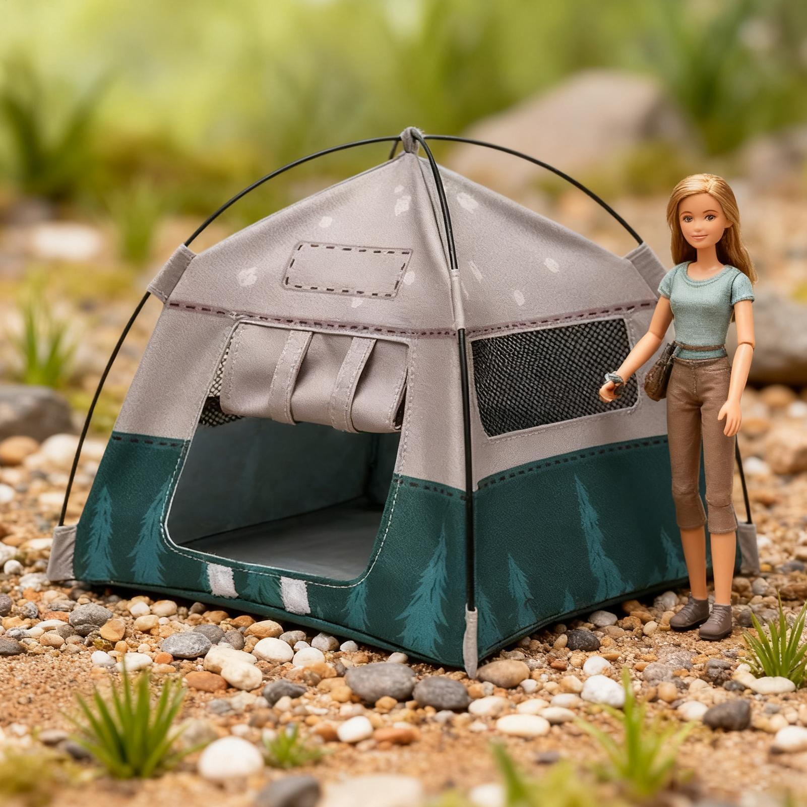 Mini Tent 1:12 Scale Miniature - огляд і ціна Outdoor Camping Usa