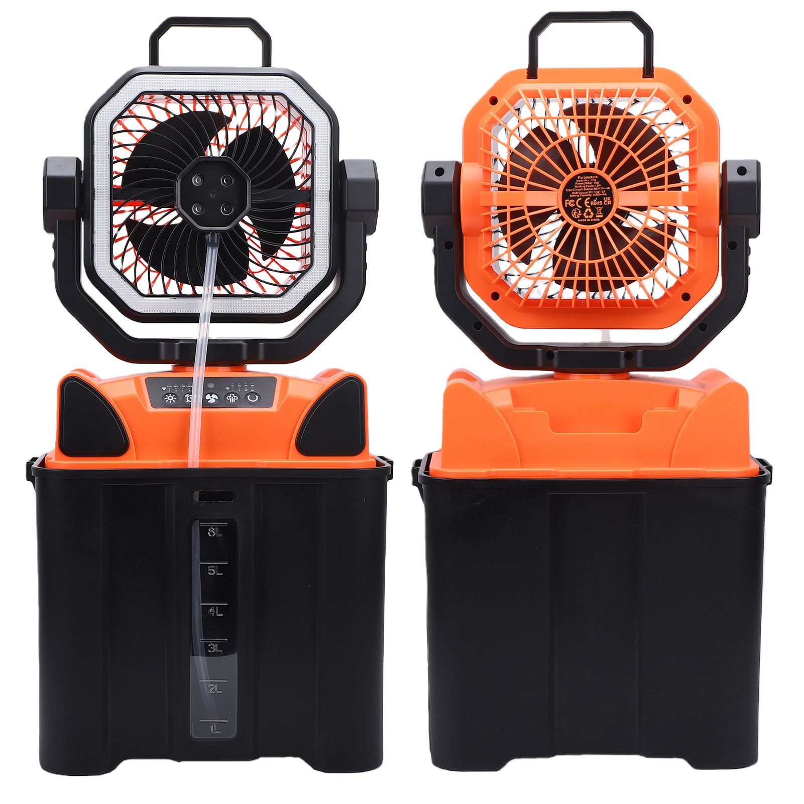 Rechargeable Camping Fan with  - огляд і ціна Outdoor Camping Fans