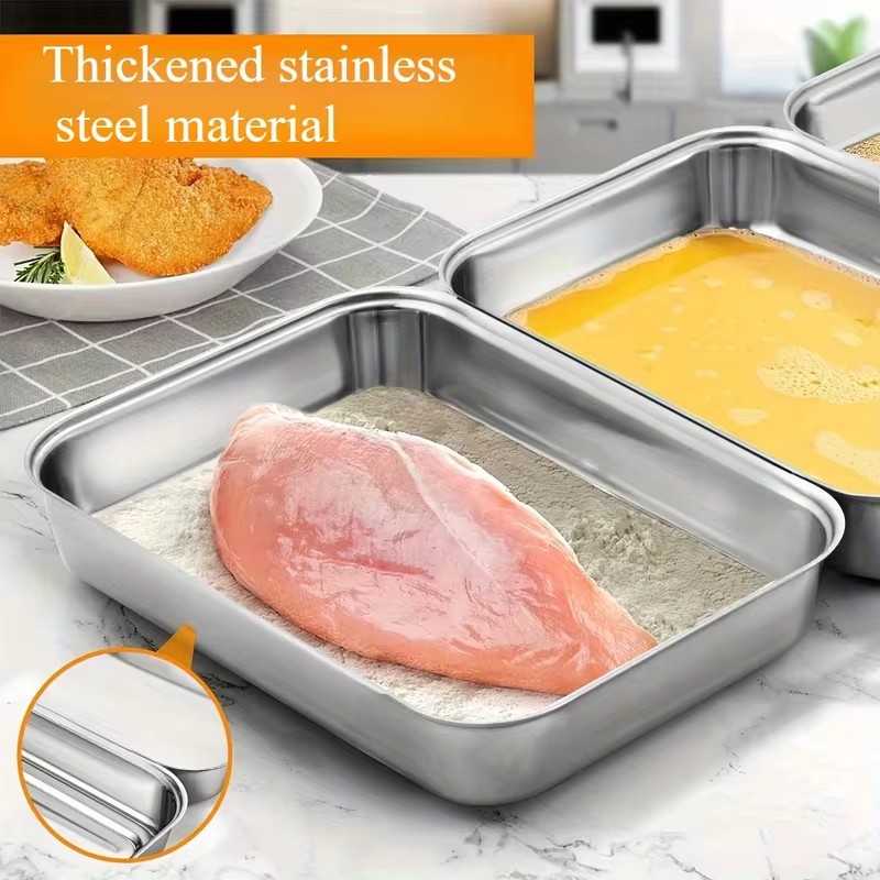 3-Piece Stainless Steel Meal C - огляд і ціна Outdoor Camping Meals